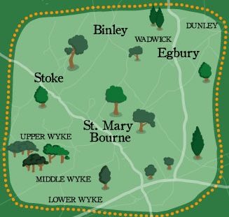 St Marybourne Village and surrounding villages